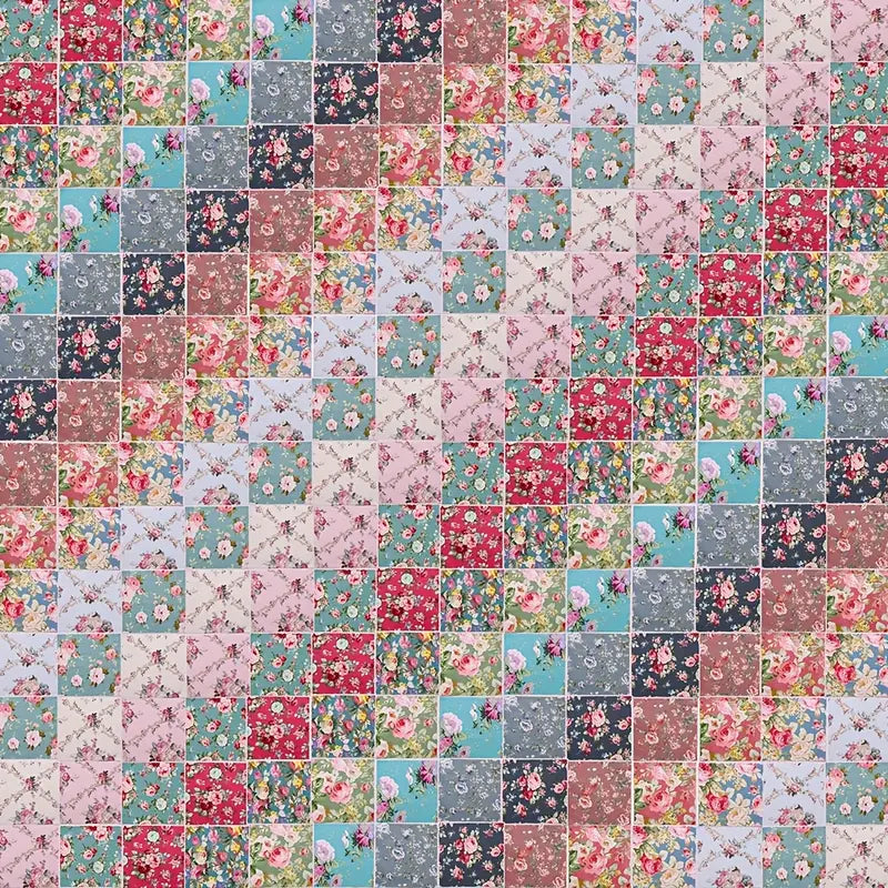 Vintage Style Floral Charm Pack - 5" X 5" - Set of 42 Fabric Squares