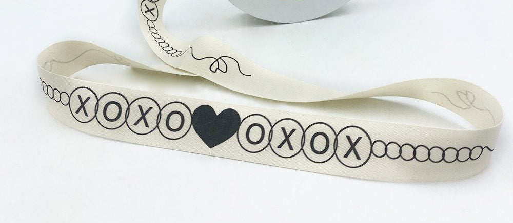 Friendship Bracelet Ivory Canvas Ribbon - 3/4 inch - 1 Yard