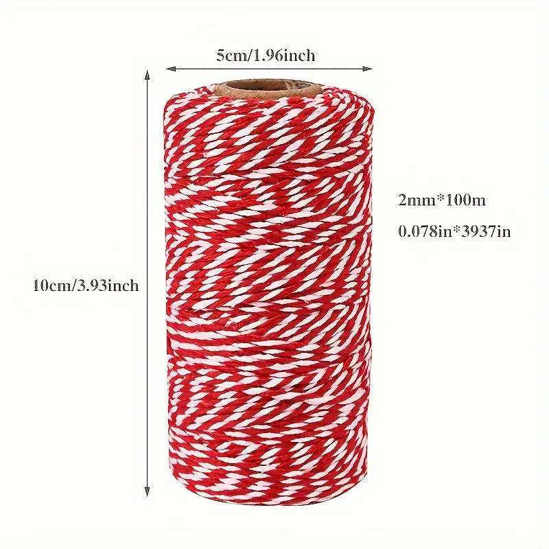 Bakers Twine Spool - Peppermint - 109 Yards - Sugar Pink Boutique