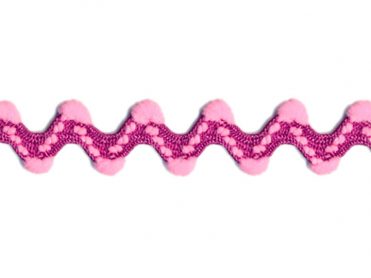 Pom Pom Ric Rac - Hot Pink & Fuchsia - Trim - 5/8 inch - 1 Yard