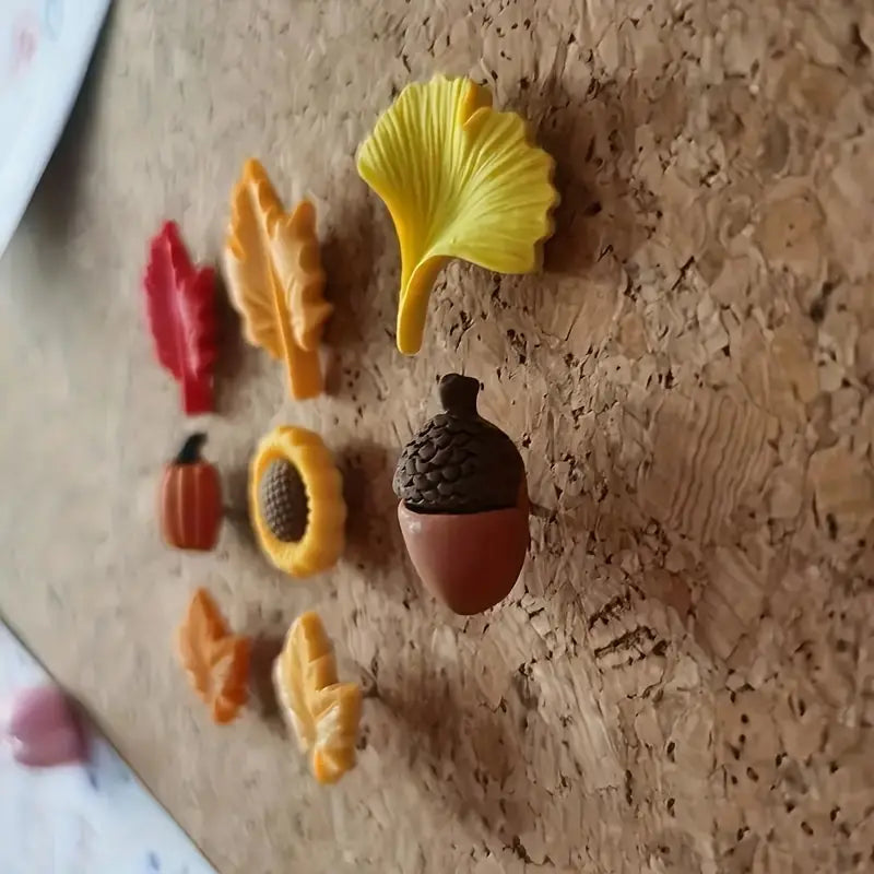 Fall Theme Thumbtacks - Set of 40