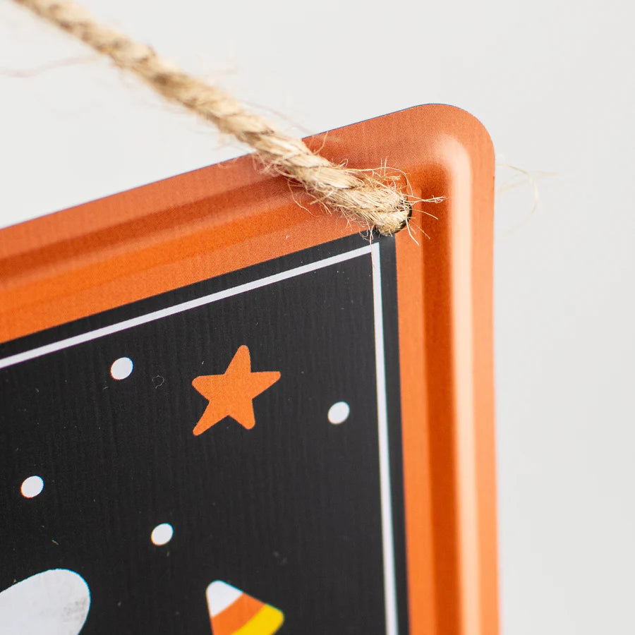 12" Embossed Metal Sign: The Boo Crew Ghosts