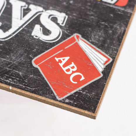 15” Wooden Sign: School Days