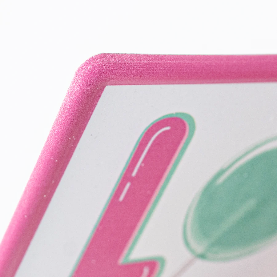 15" Embossed Metal Sign: Pink Lollipop Lane Street Sign