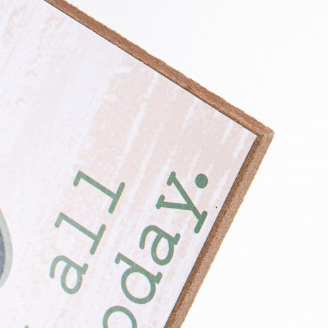 12" Wooden Sign: Good Morning, This Is God