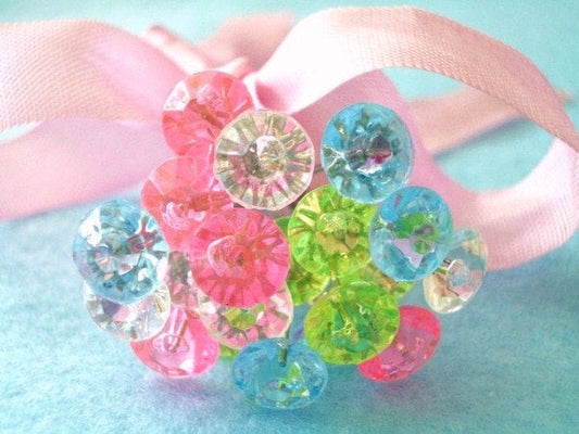 Corsage Crystal Pins - Candy Color - Set of 20 - Sugar Pink Boutique