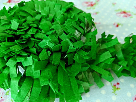 Tissue Garland Festooning Fringe - Lollipop Green  - 2 inch - 1 Yard - Sugar Pink Boutique