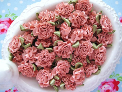 Satin Cabbage Roses