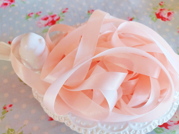 Seam Binding Ribbon - Ballet Pink - 1/2 inch - 5 Yards