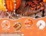 Halloween Wooden Beads - Set of 50