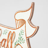 15" Wooden Sign: Hello Fall Banner