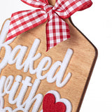8" Baked with Love Chop Board Ornament