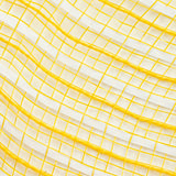 10" Fabric Stripe Mesh: Sunflower & White - 10 Yard Roll