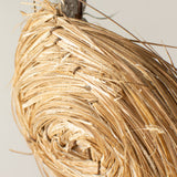 4" Feathered Bird Nest