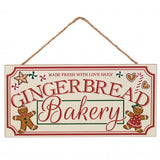 12" Wooden Sign: Gingerbread Bakery