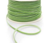 Spring Green Velvet String Ribbon - 1/8 inch - 1 Yard