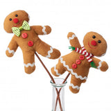 12" Gingerbread Cookie Picks (Set of 2)