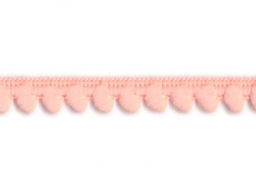 Baby Pom Pom Trim - Peach - 1/4 inch Ball Fringe - 1 Yard