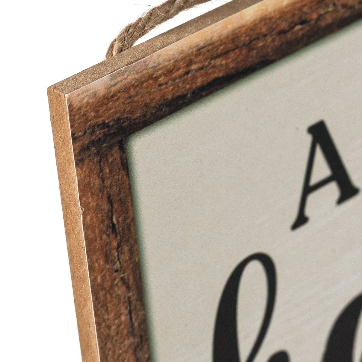 10" Square Wooden Sign: A Lot Can Happen in Three Days