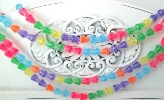 Miniature Sugary Gumdrop Garland - Candies 3/8 inch - Garland 4 ft