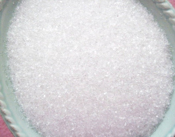 Diamond Dust Glass Glitter - Sugar White - 80 Grit - 1 ounce