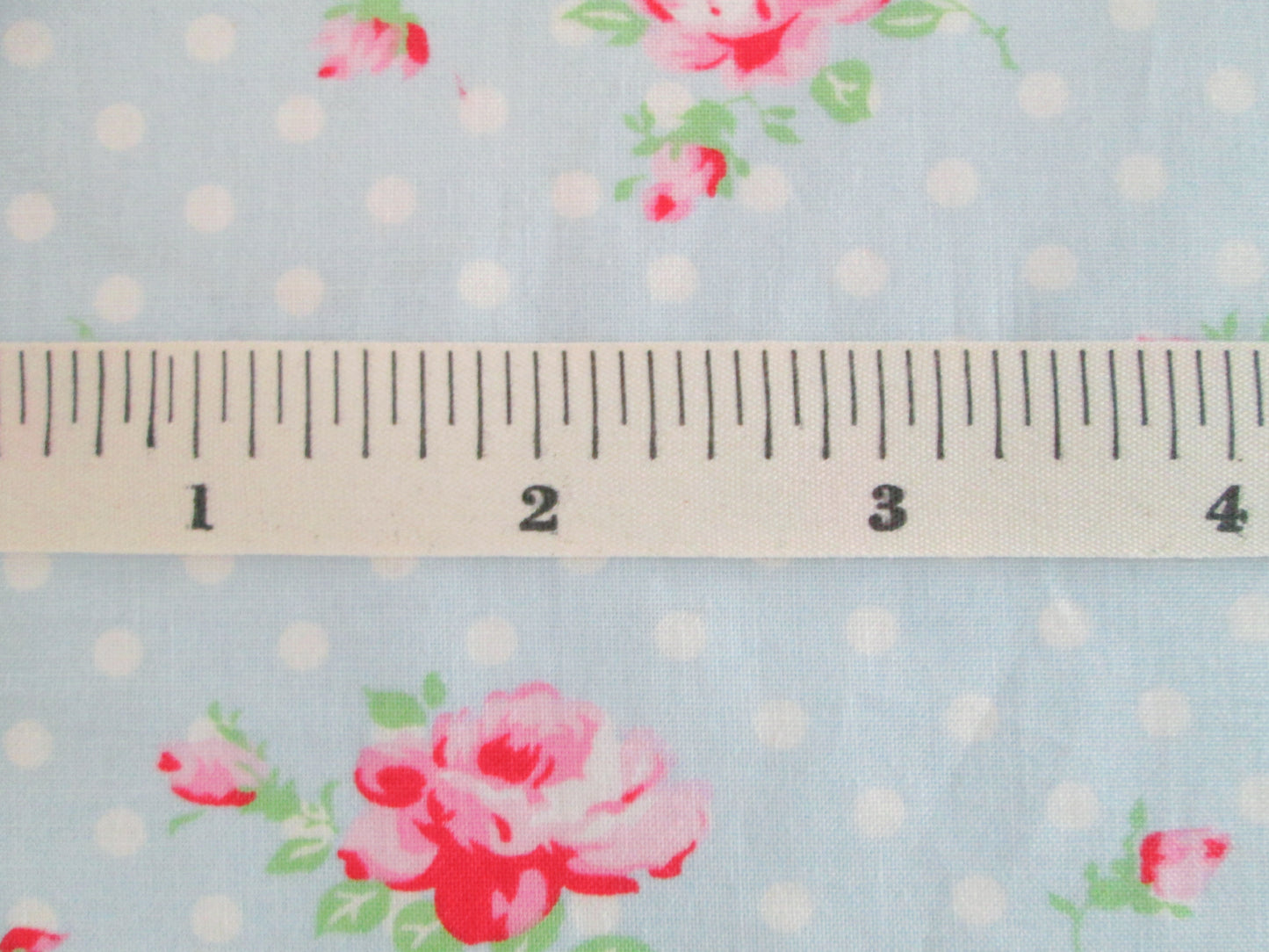 Tape Measure Ivory Canvas Ribbon - 3/4 inch -  1 Yard