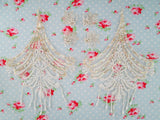 Vintage Beaded & Sequin Wedding Dress Appliques - 6 piece Set
