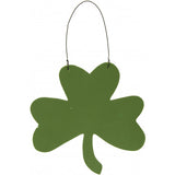 6" Happy St. Patrick's Day Wooden Clover Sign