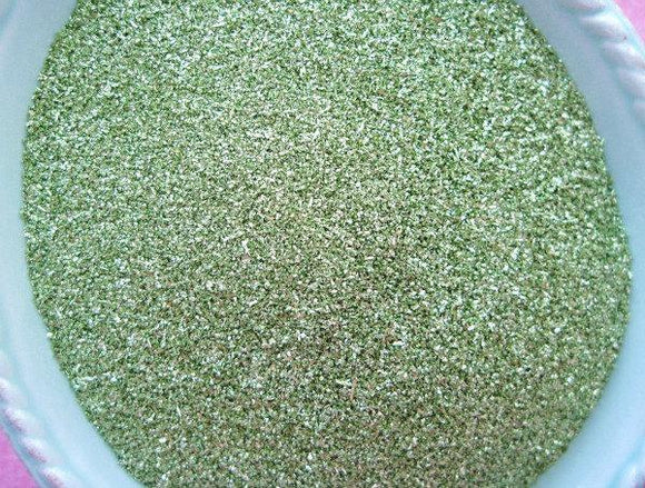 German Glass Glitter - Spring Green - 90 Grit - 1 ounce