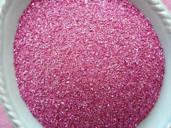 German Glass Glitter - Strawberry Pink - 90 Grit - 1 ounce