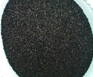 German Glass Glitter - Black Gumdrop - 90 Grit - 1 ounce