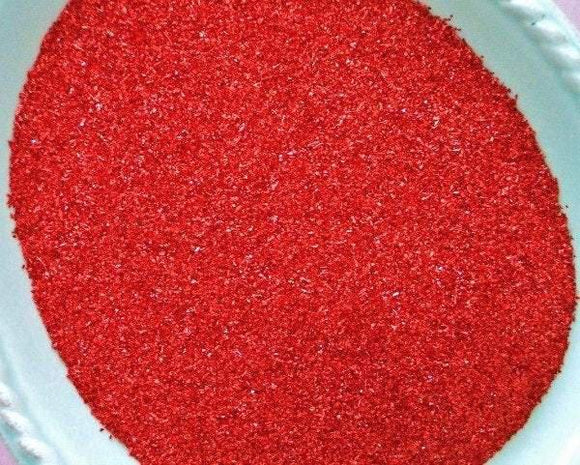 German Glass Glitter - Candy Apple Red - 90 Grit - 1 ounce
