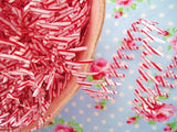 Candy Cane Satin Cut Out Ribbon/Trim - 3/4 inch - 1 Yard