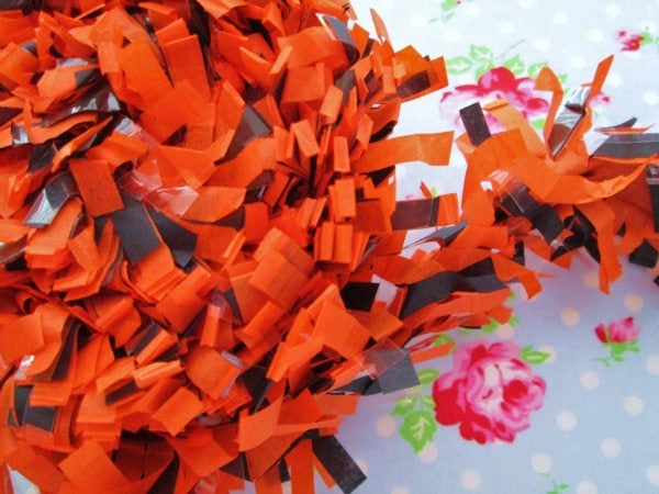 Tissue Garland Festooning Fringe - Halloween Theme - 2 inch - 1 Yard - Sugar Pink Boutique