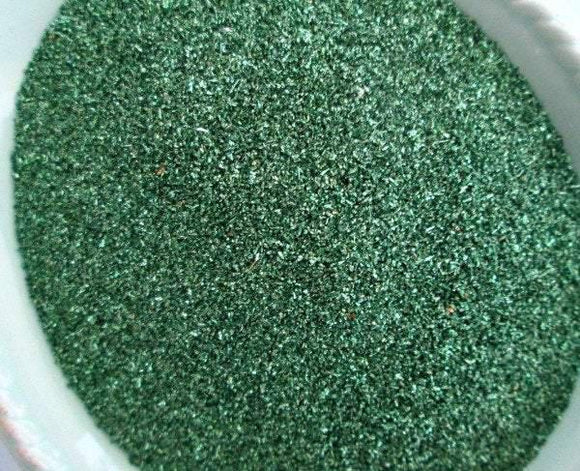 German Glass Glitter - Forest Green - 90 Grit - 1 ounce